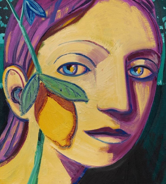 کارلو دی آنسلمی، دختری با لیمو، 2021. تصویر از گالری تیری گلدبرگ.